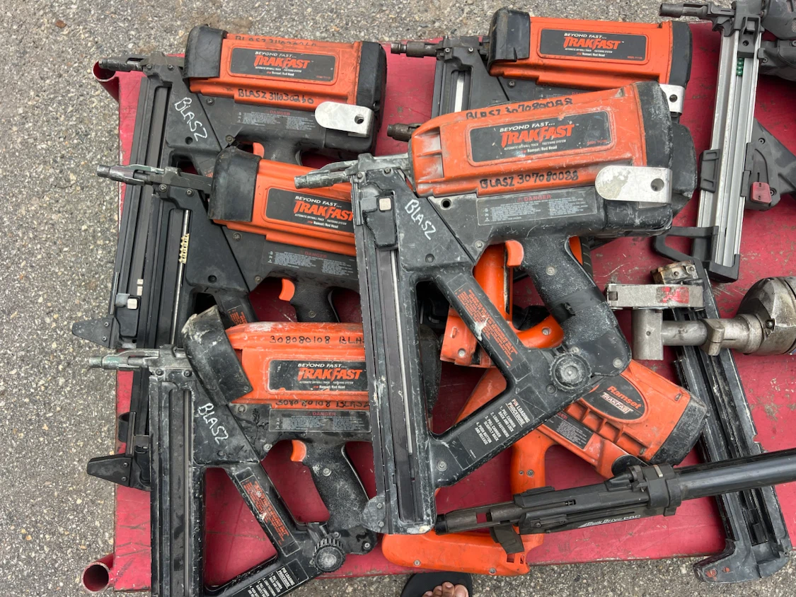 Assorted Pneumatic Nail Guns and Tools - photo 5