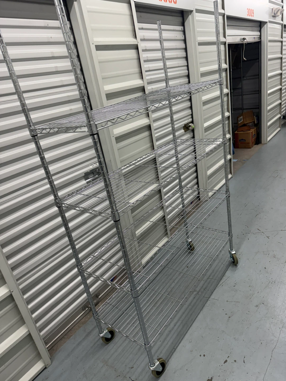 Wire Shelving Rack with Wheels