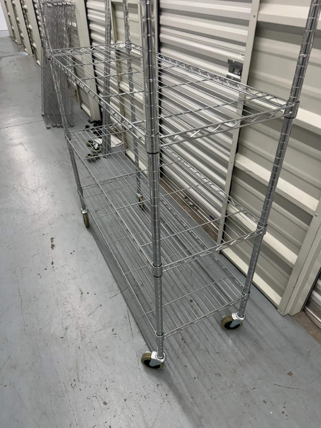 Wire Shelving Rack with Wheels - photo 5