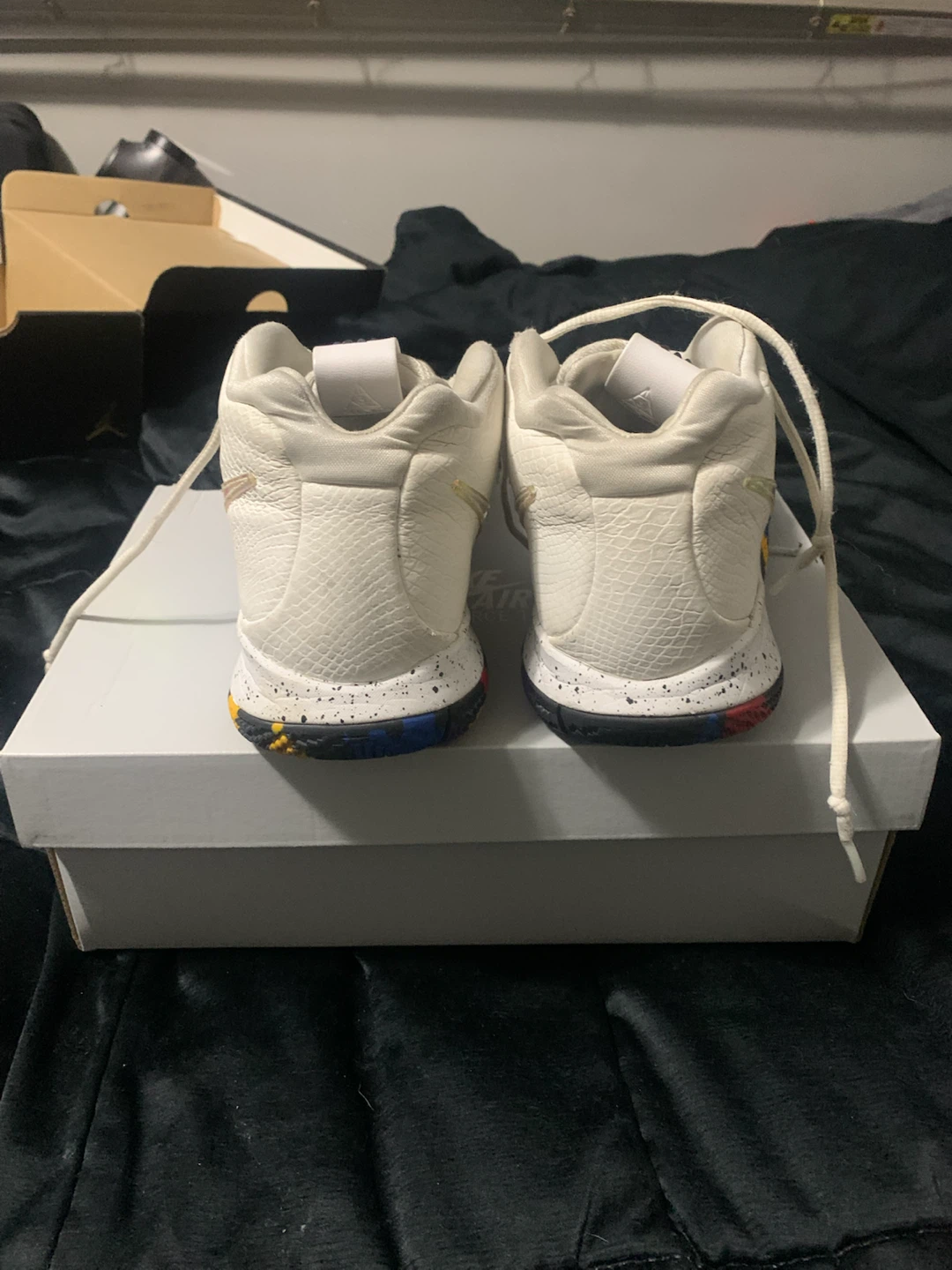 Nike Kyrie 4 White Basketball Shoes - photo 3