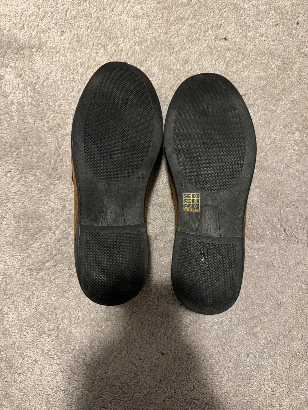 Brown Suede Loafers Size 43 - photo 2