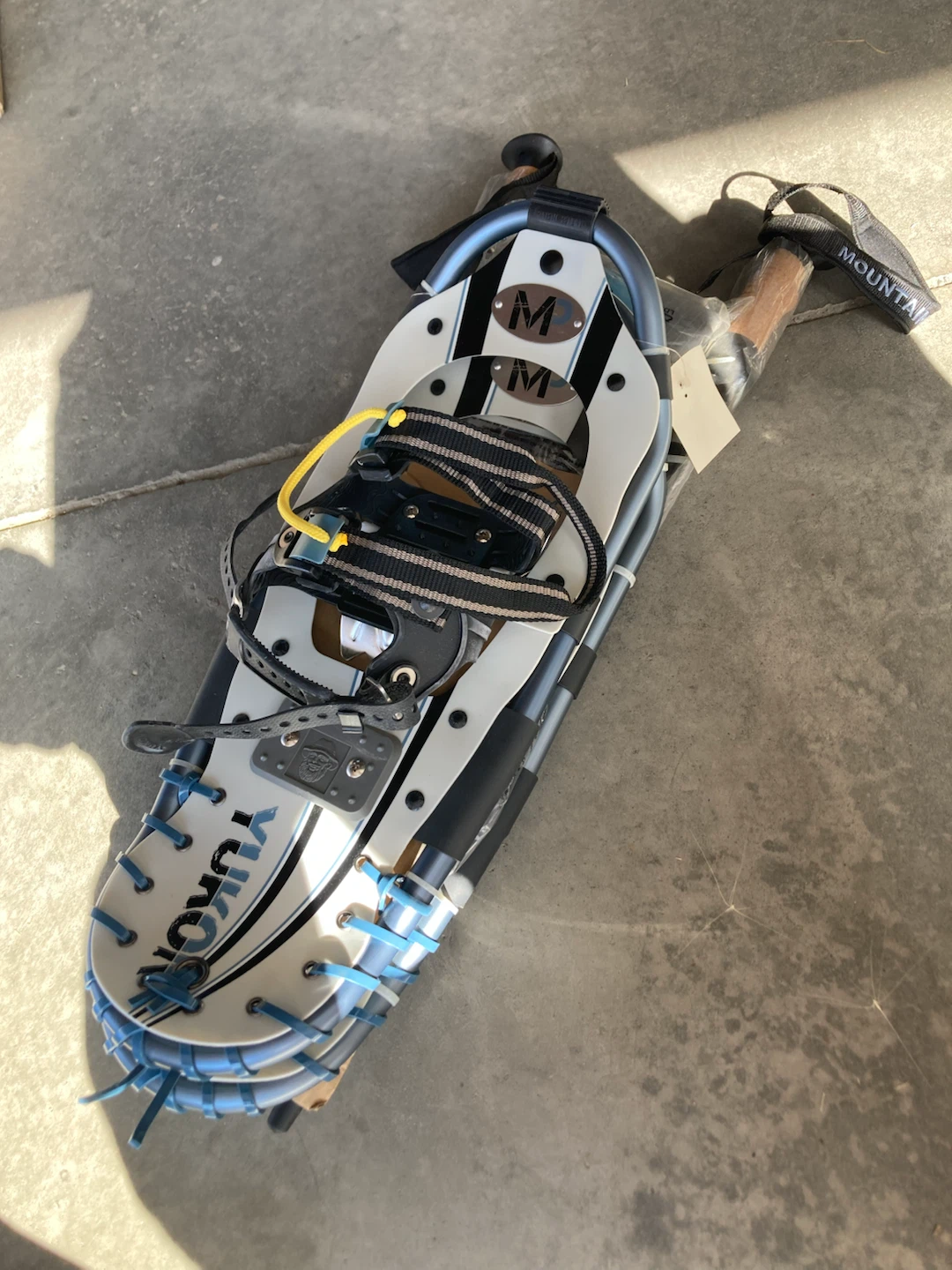 Brand New Yukon Charlie's Snowshoe Set with Trekking Poles