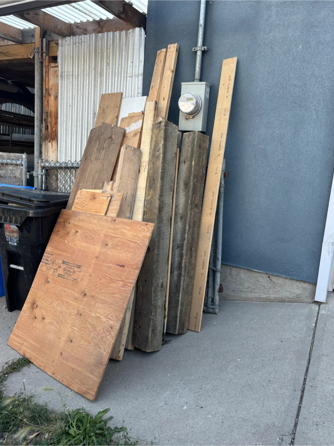 Assorted Construction Lumber and Plywood
