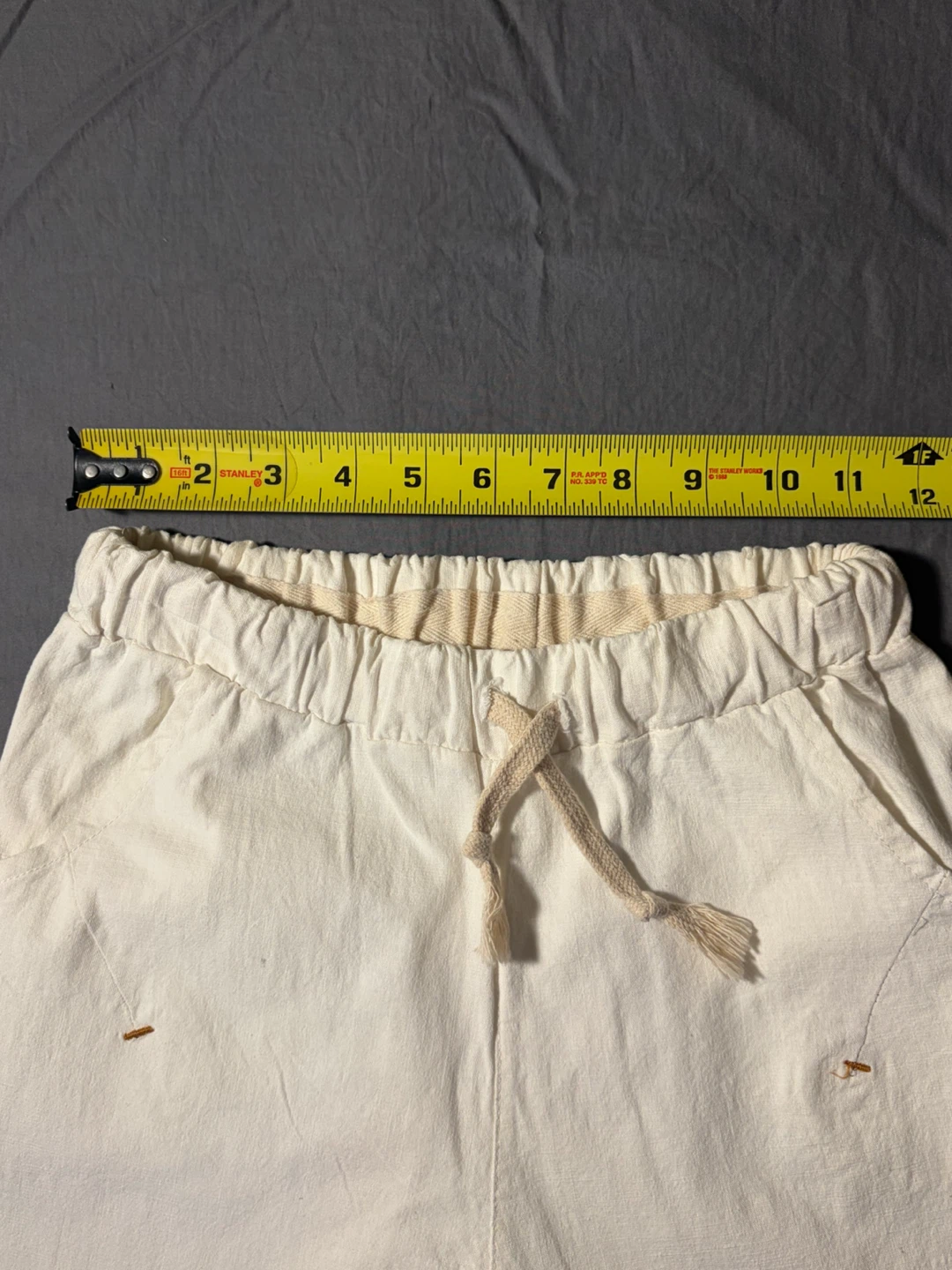 White Cotton Casual Summer Pants - photo 5