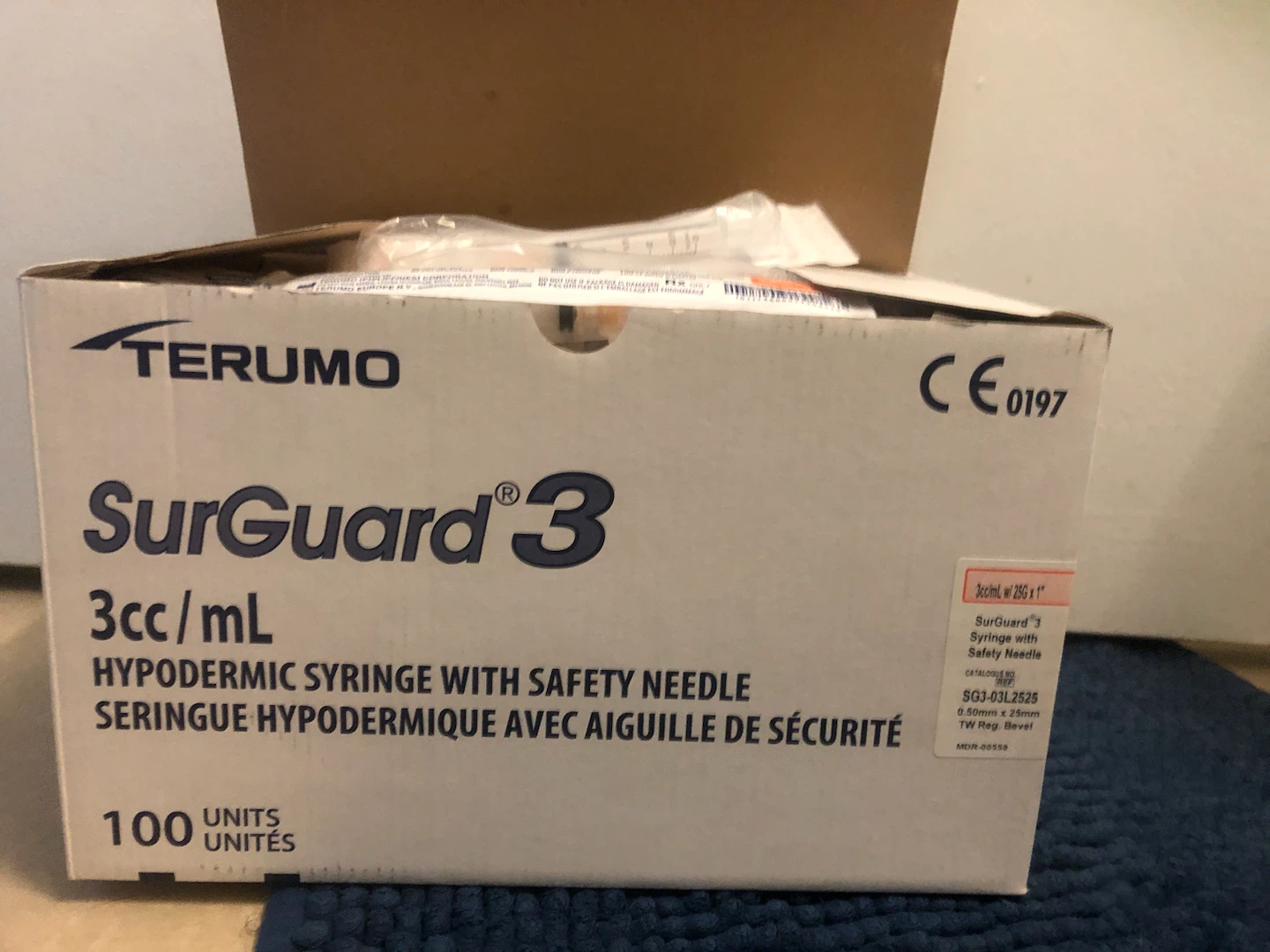 Sterile syringes and needles