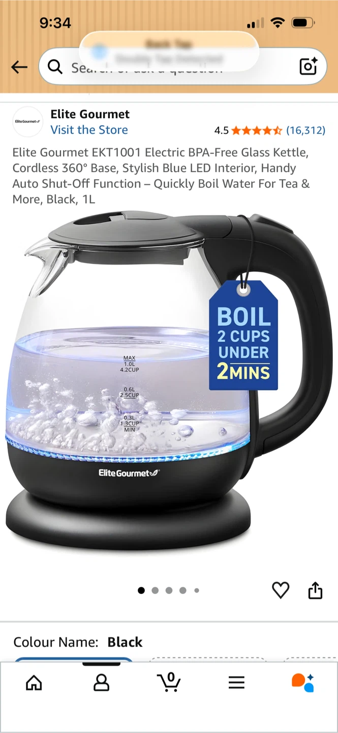 Electric Glass Kettle - photo 2