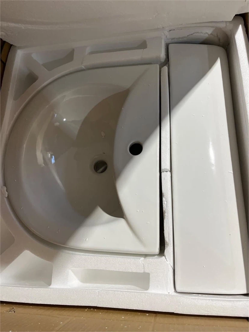 Miuara Vitreous China White Pedestal Sink - photo 5