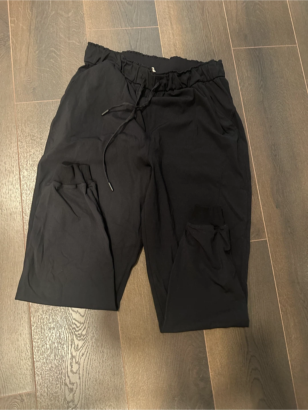 Lululemon Black Jogger Pants Size 10 - photo 2