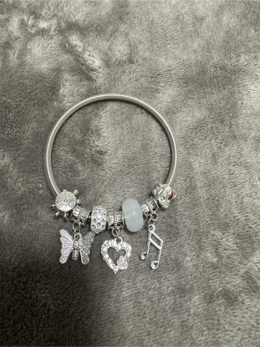 Gold Tone Bracelet & Charms bracelet - photo 3