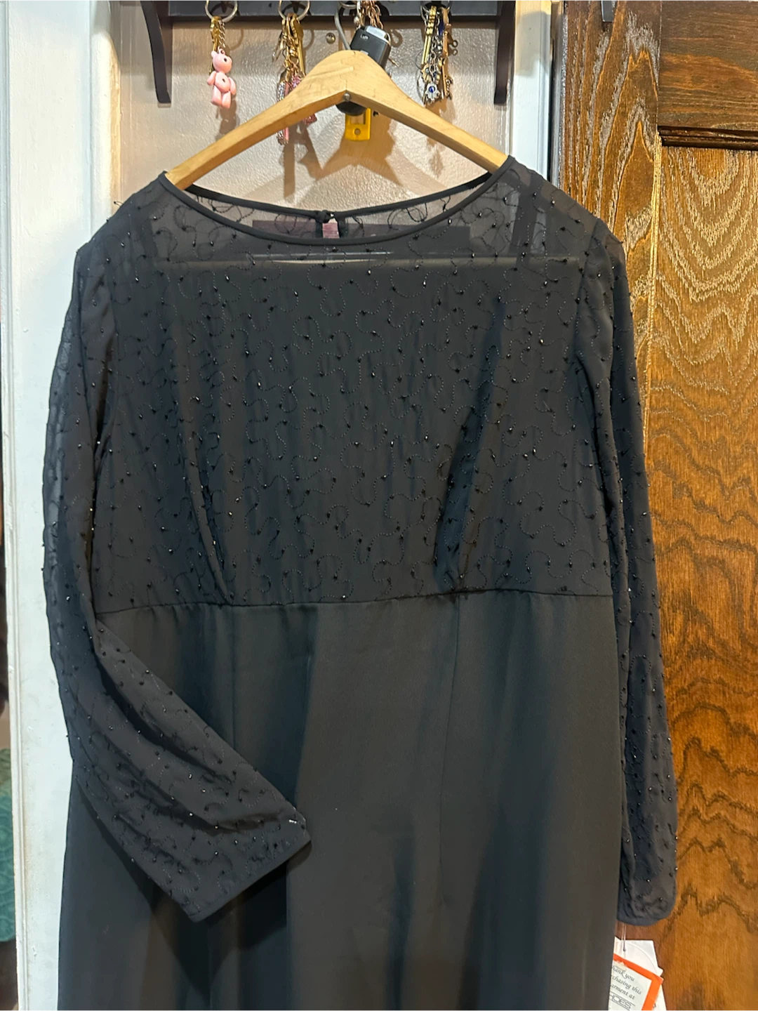 Liz Claiborne Black Long Sleeve Maxi Dress - photo 2