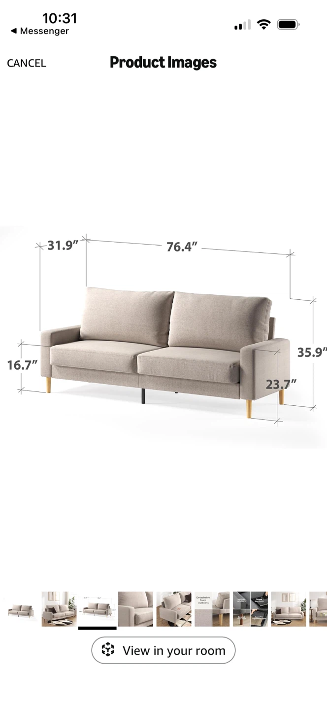 Beige Sofa - photo 4