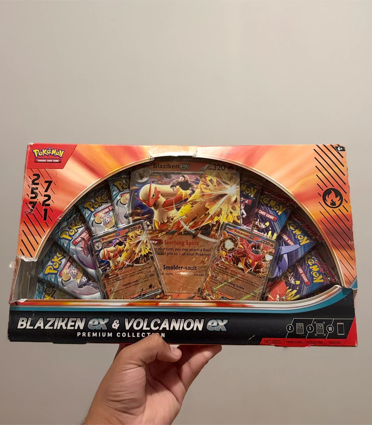 Pokémon Blaziken ex & Volcanion ex Premium Collection Box