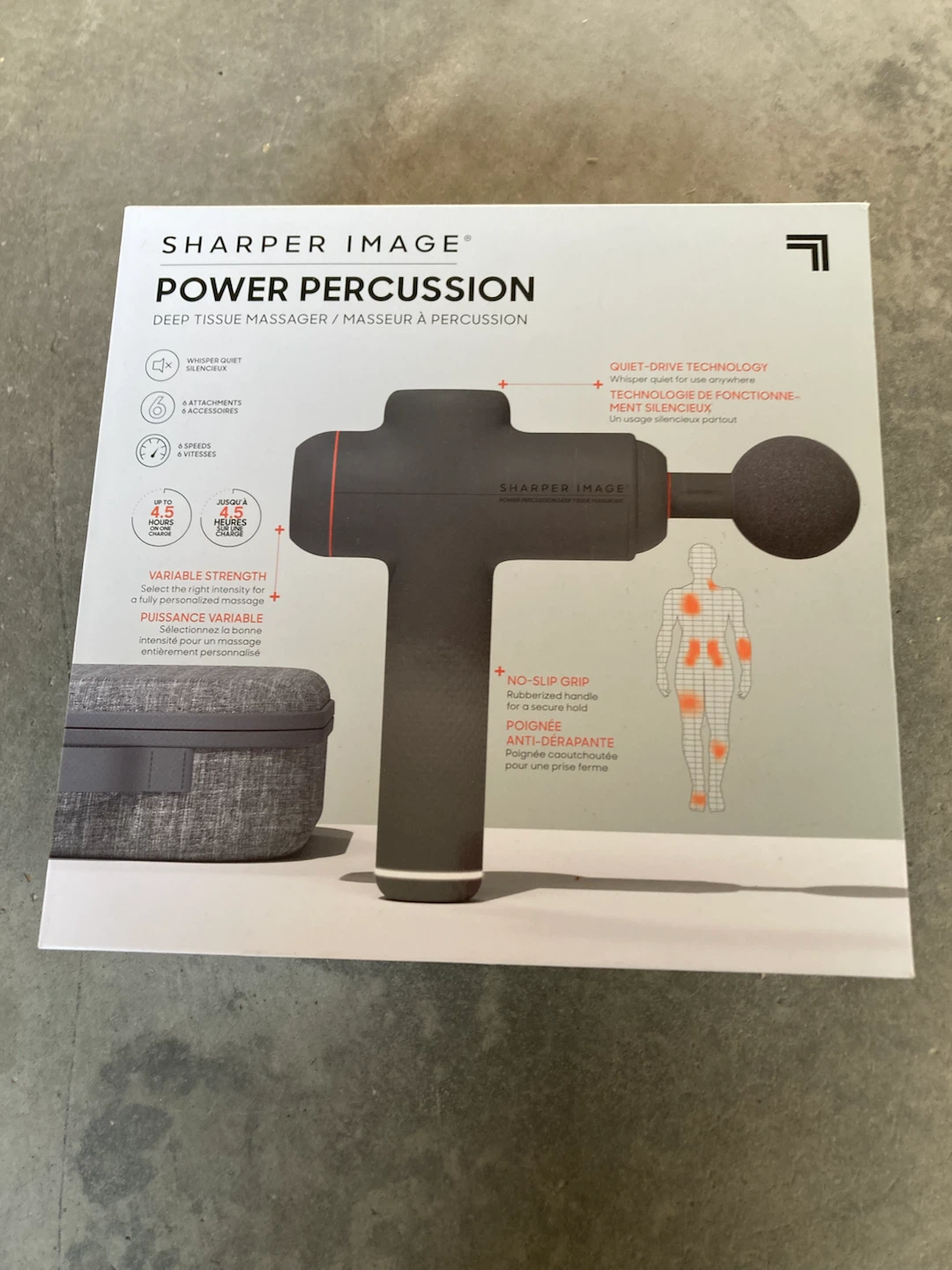 Sharper Image Power Percussion Deep Tissue Massager