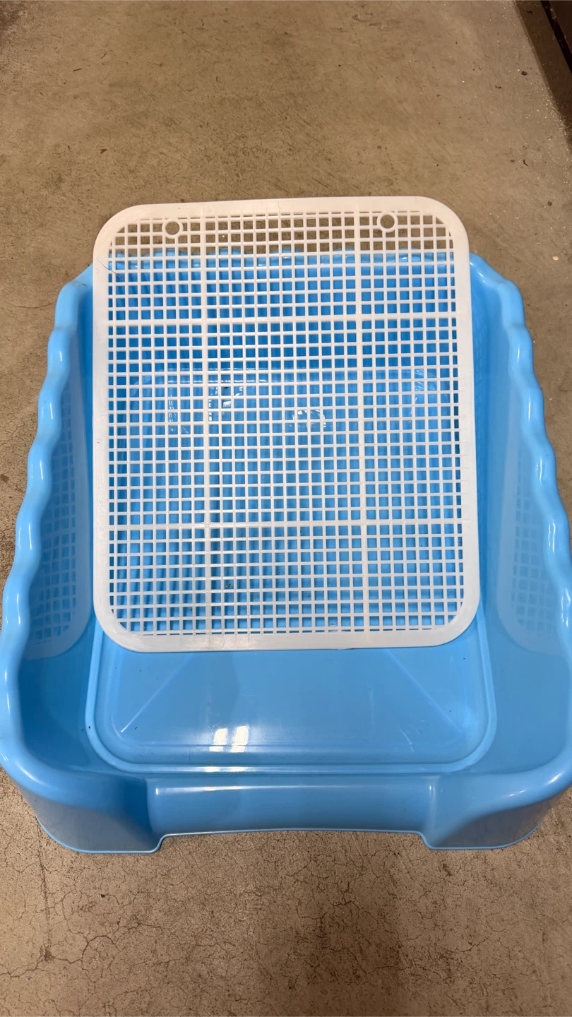 Blue Pet Training Potty Tray with Grate - photo 2