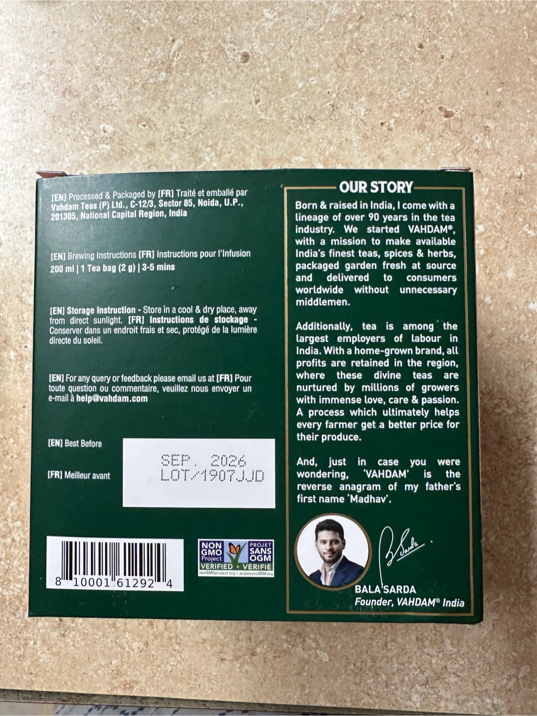 Vahdam India Hibiscus Rose Herbal Tea - photo 3