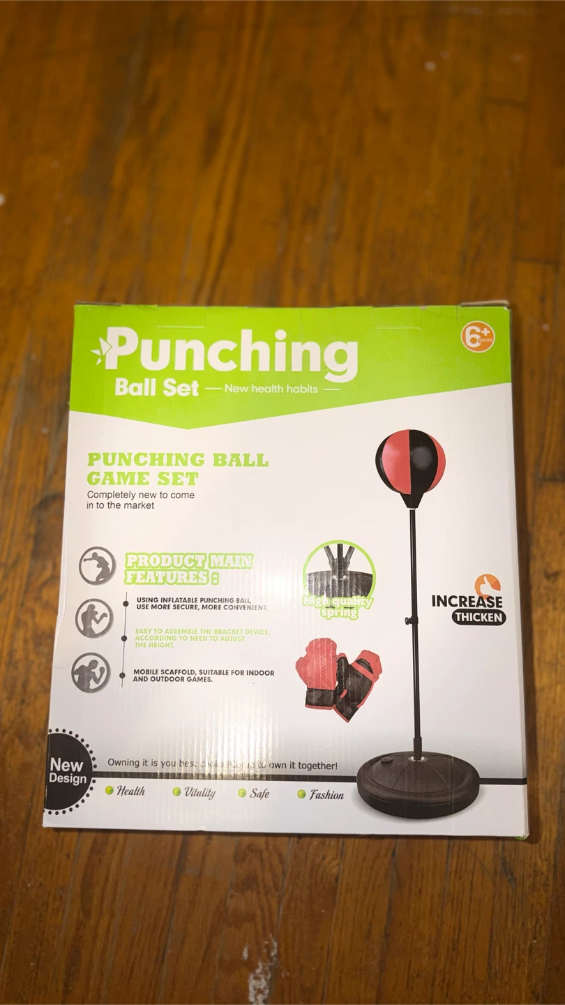 Punching Bag Set With Boxing Gloves - photo 2
