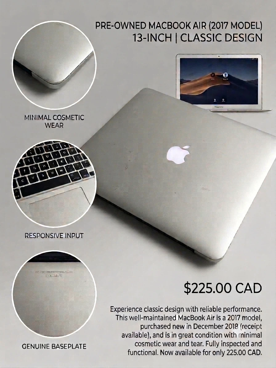 MacBook Air - 8 GB RAM - 256 SSD - Available for Sale