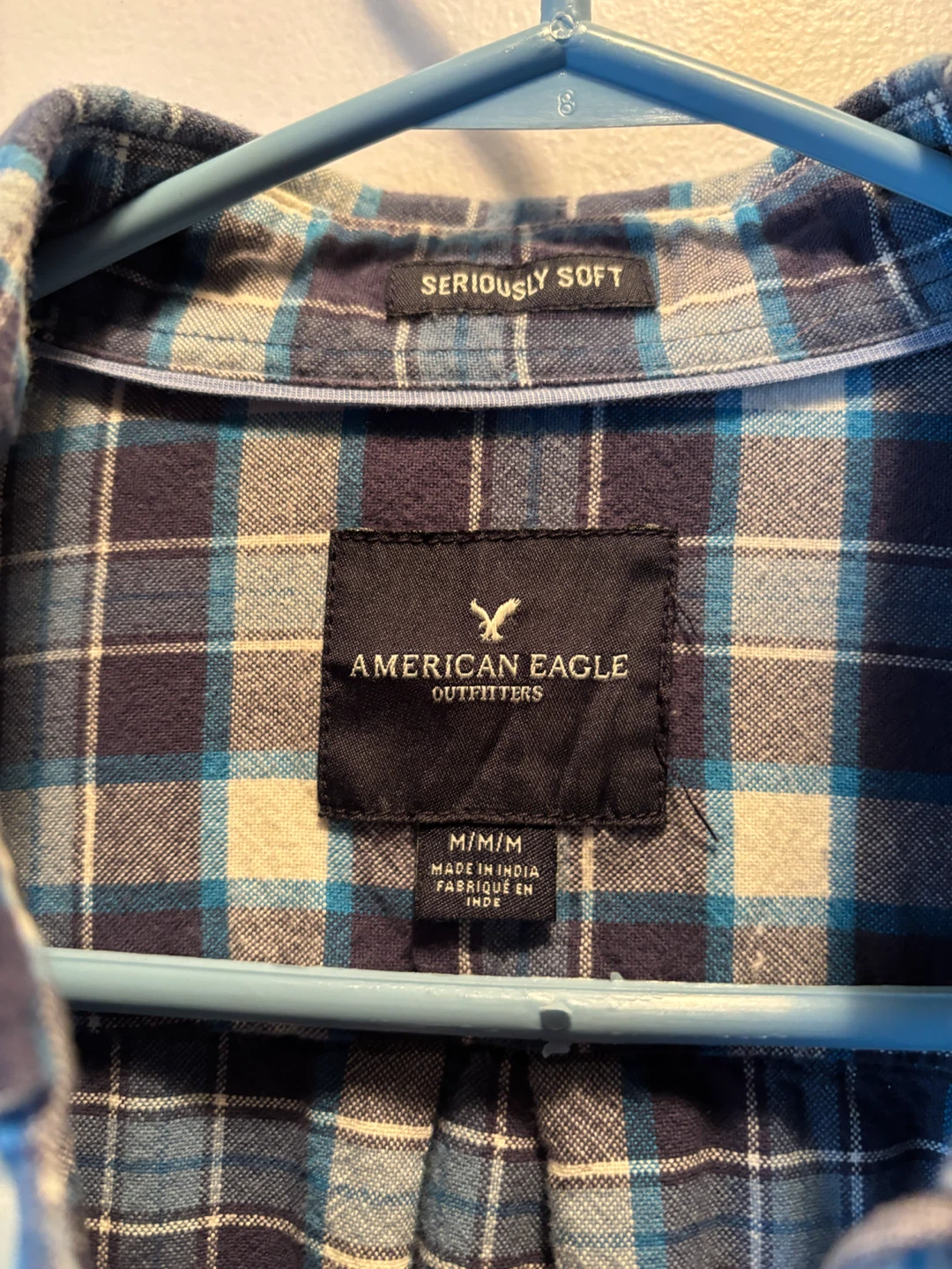 American Eagle Plaid Button-Up Shirt - photo 2