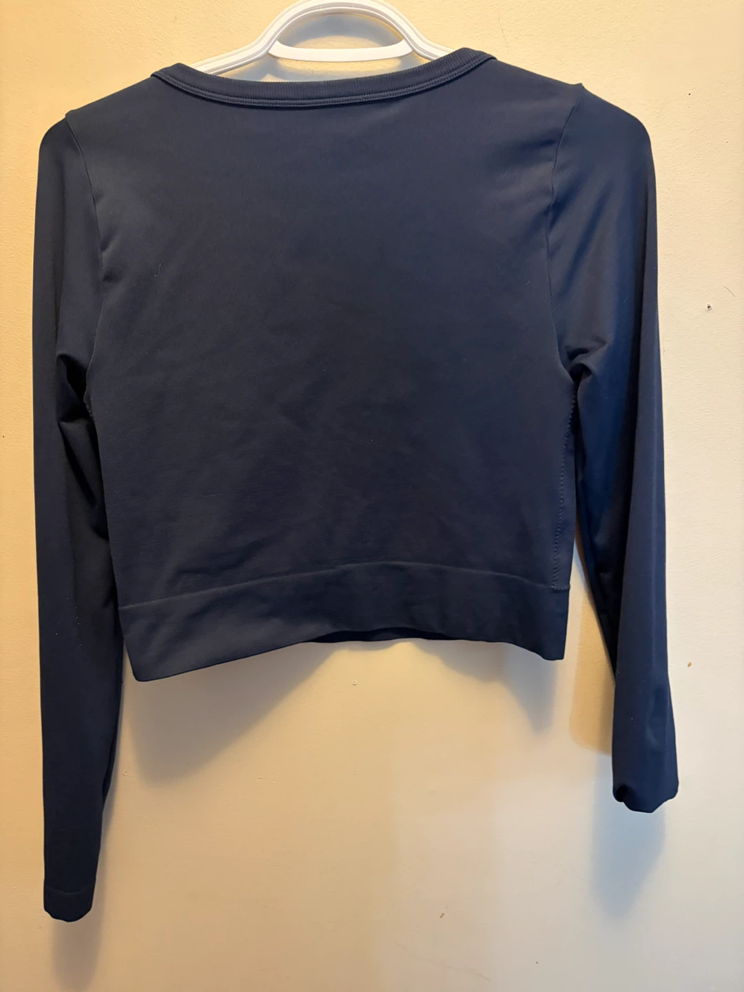 Garage Navy Blue Long Sleeve Crop Top G/L - photo 2