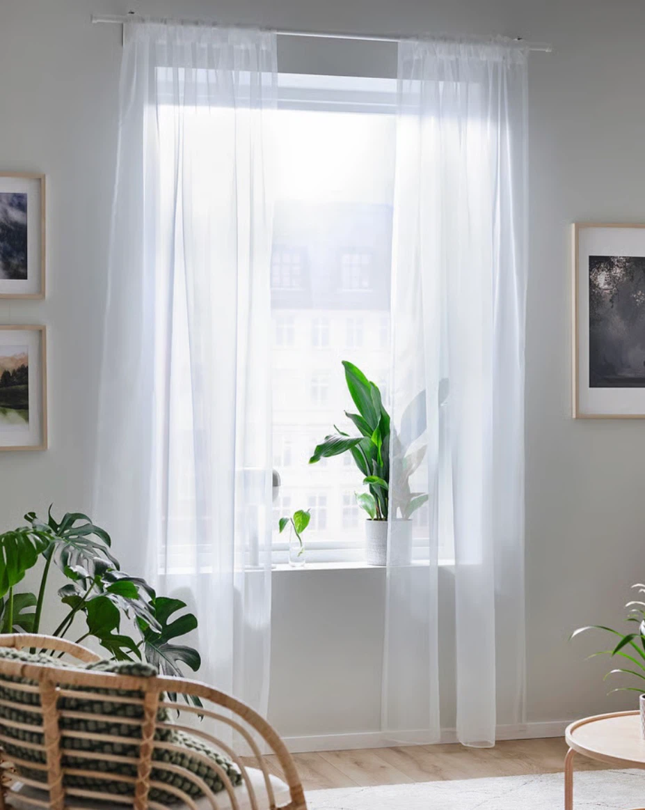 Complete IKEA Double Curtain Set - photo 4
