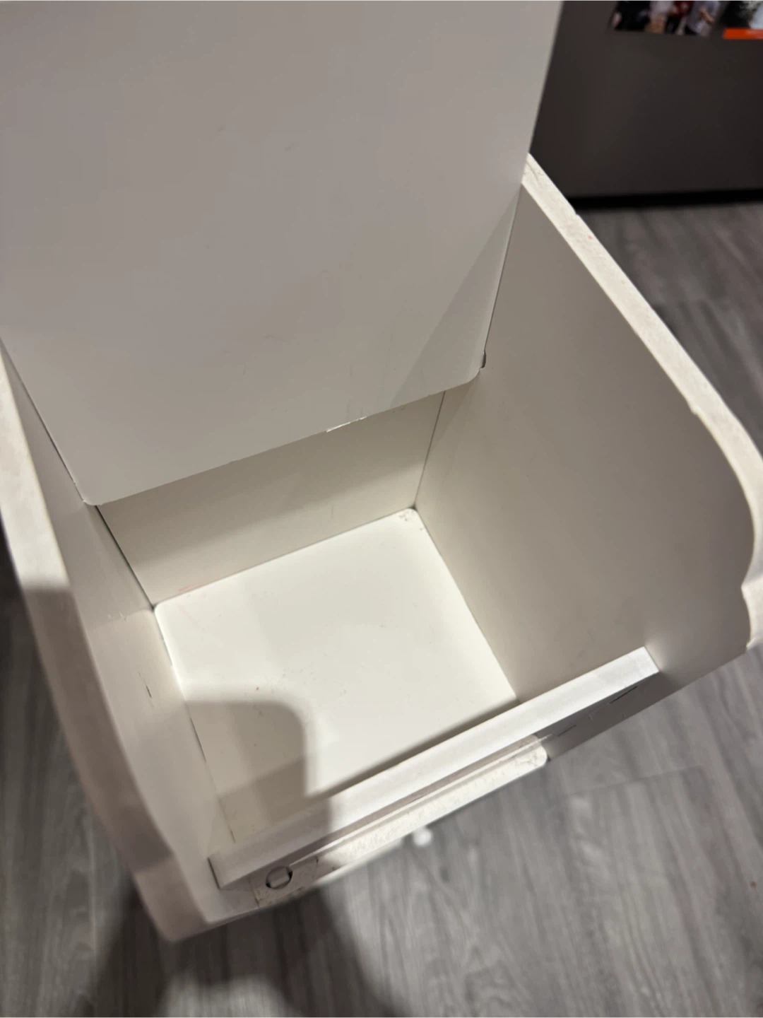 MUST GO White Slim Storage Cabinet with Door - photo 3