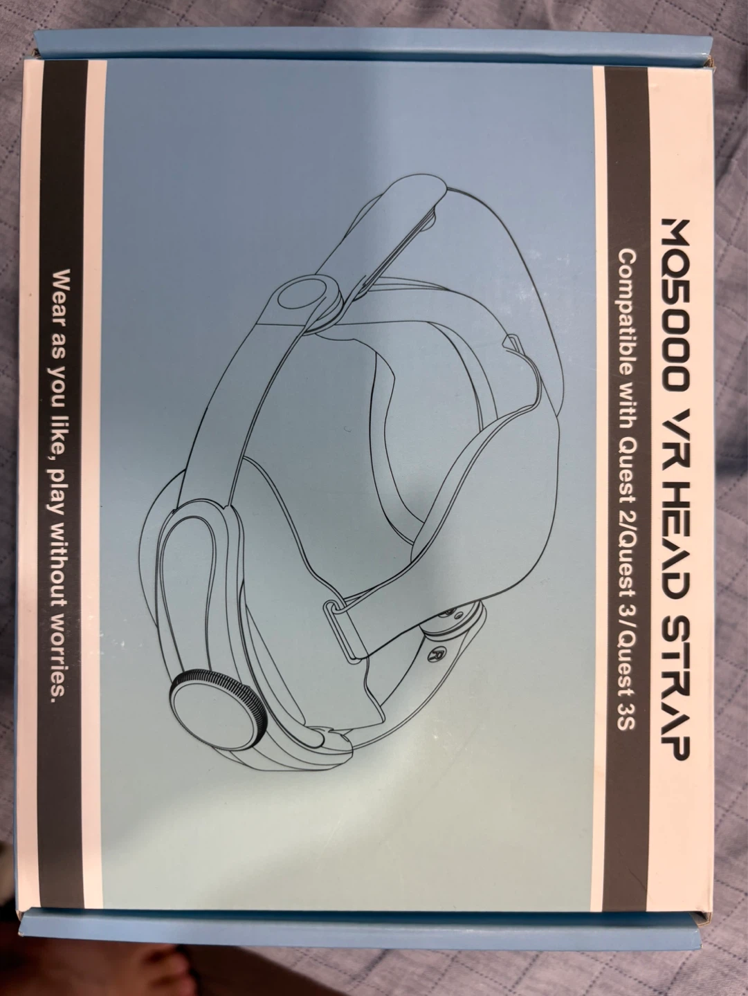 MQ5000 VR Head Strap Compatible with Quest 2/Quest 3/Quest 3S