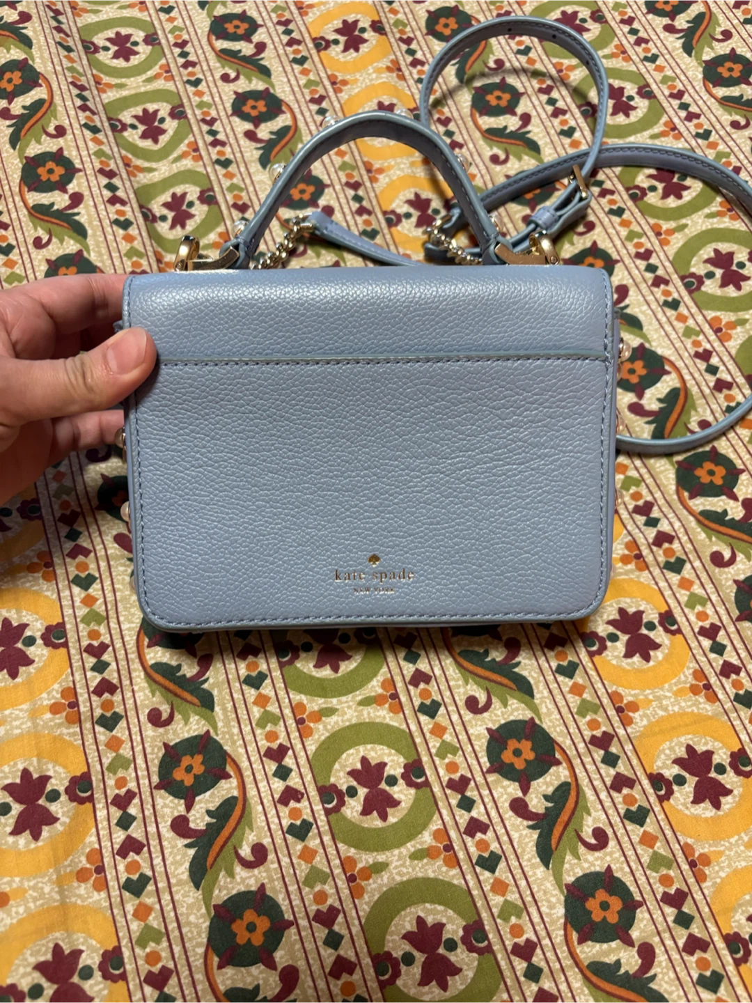 Kate Spade  Light Blue Leather Studded bag - photo 5