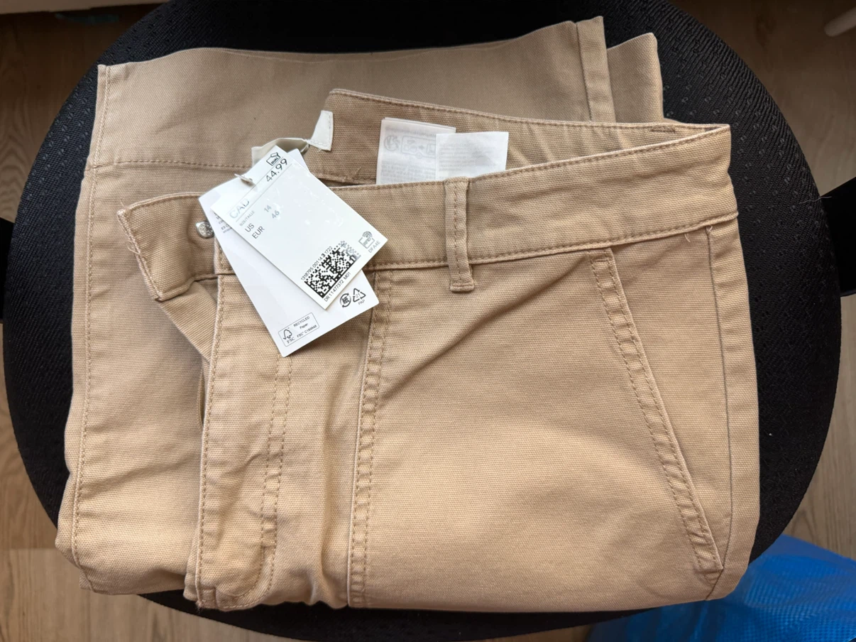 *Brand New* H&M Wide Leg Trousers - Beige - photo 4
