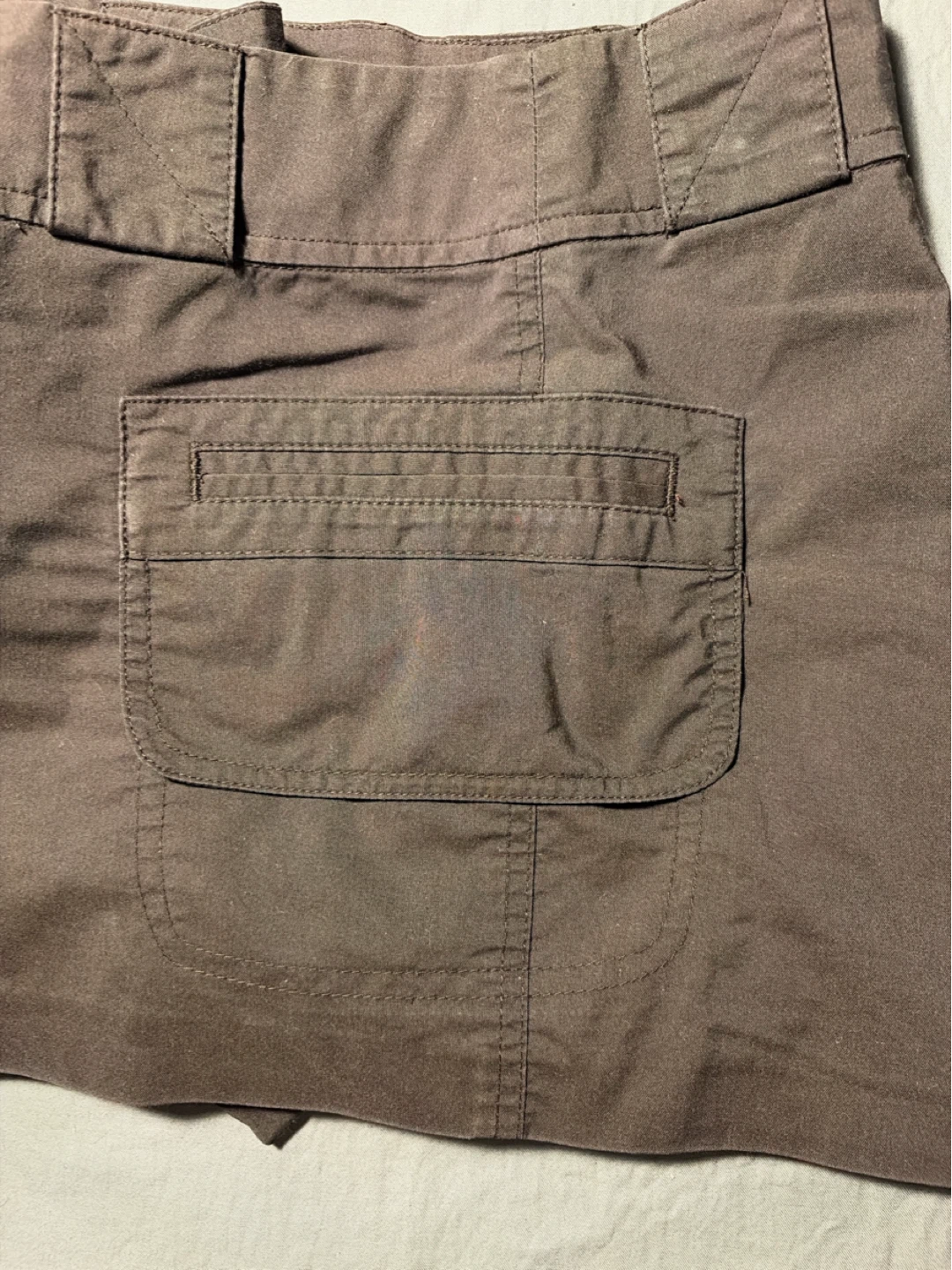 Jacob Women's Brown Cargo Short Shorts - photo 3