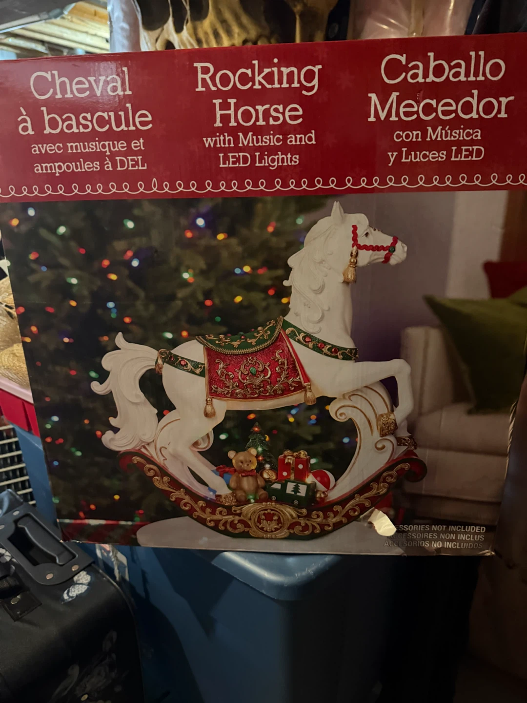 Rocking Horse with Music and LED Lights