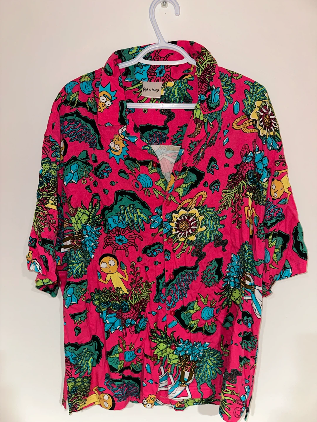 Rick and Morty Hawaiian Shirt and Shorts Set - photo 2