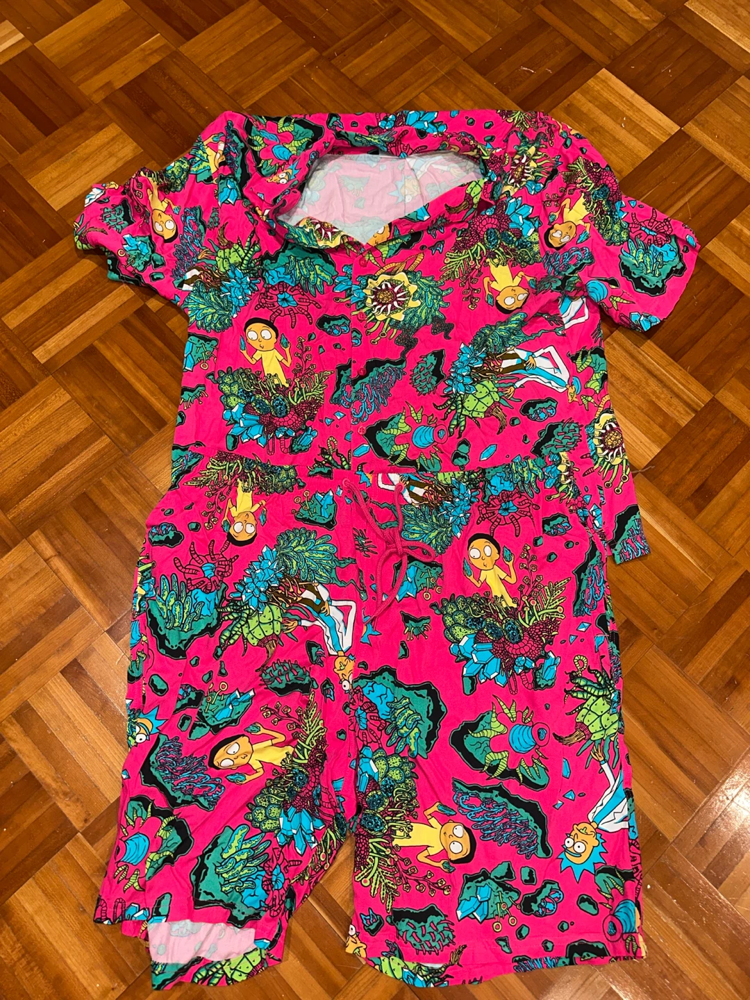 Rick and Morty Hawaiian Shirt and Shorts Set - photo 4