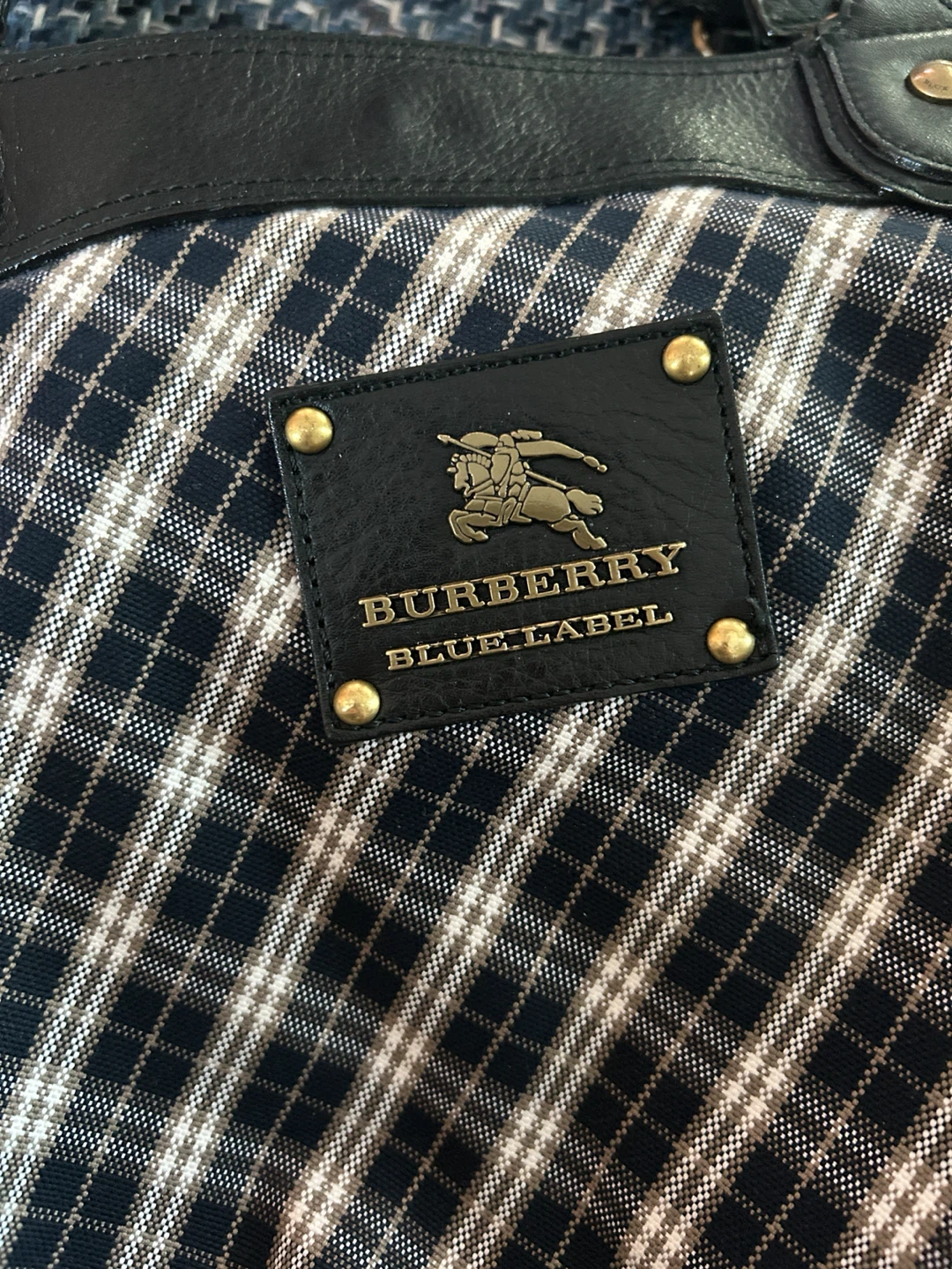 Burberry Blue Label Plaid Tote Bag - photo 2