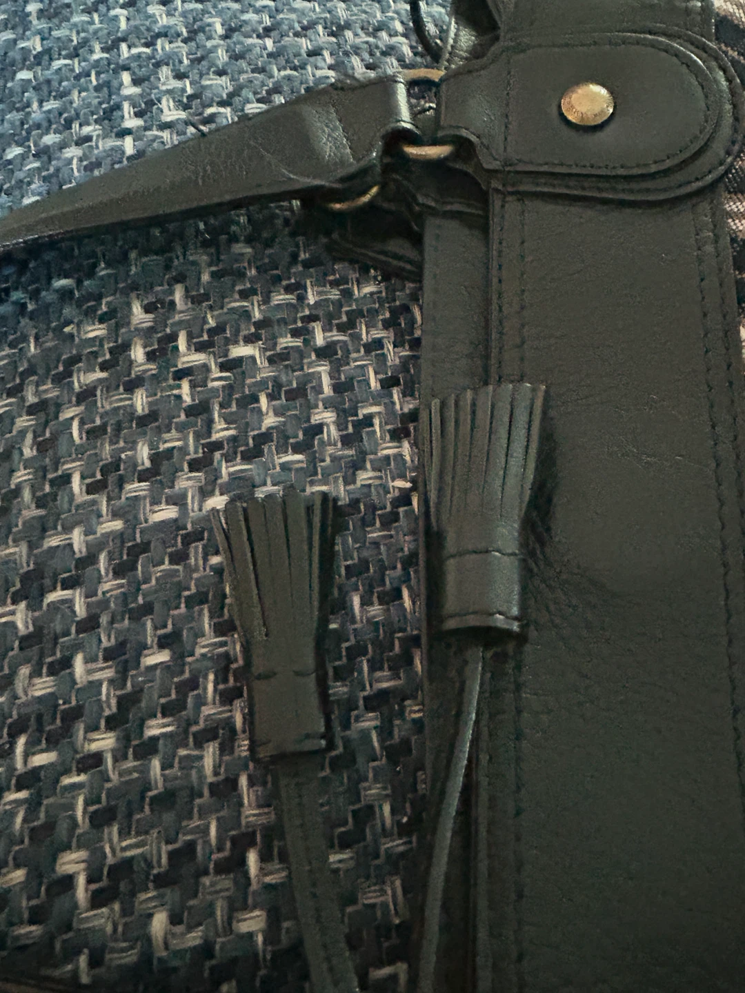 Burberry Blue Label Plaid Tote Bag - photo 5