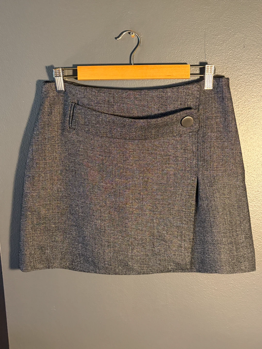 ME SENSE Grey Short Skirt