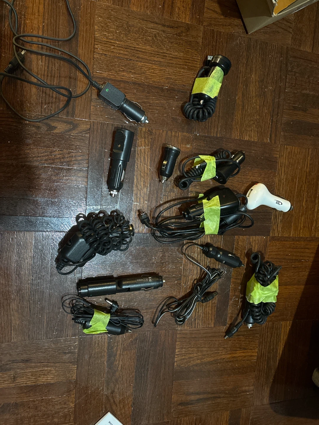 Assorted Car Chargers and Adapters