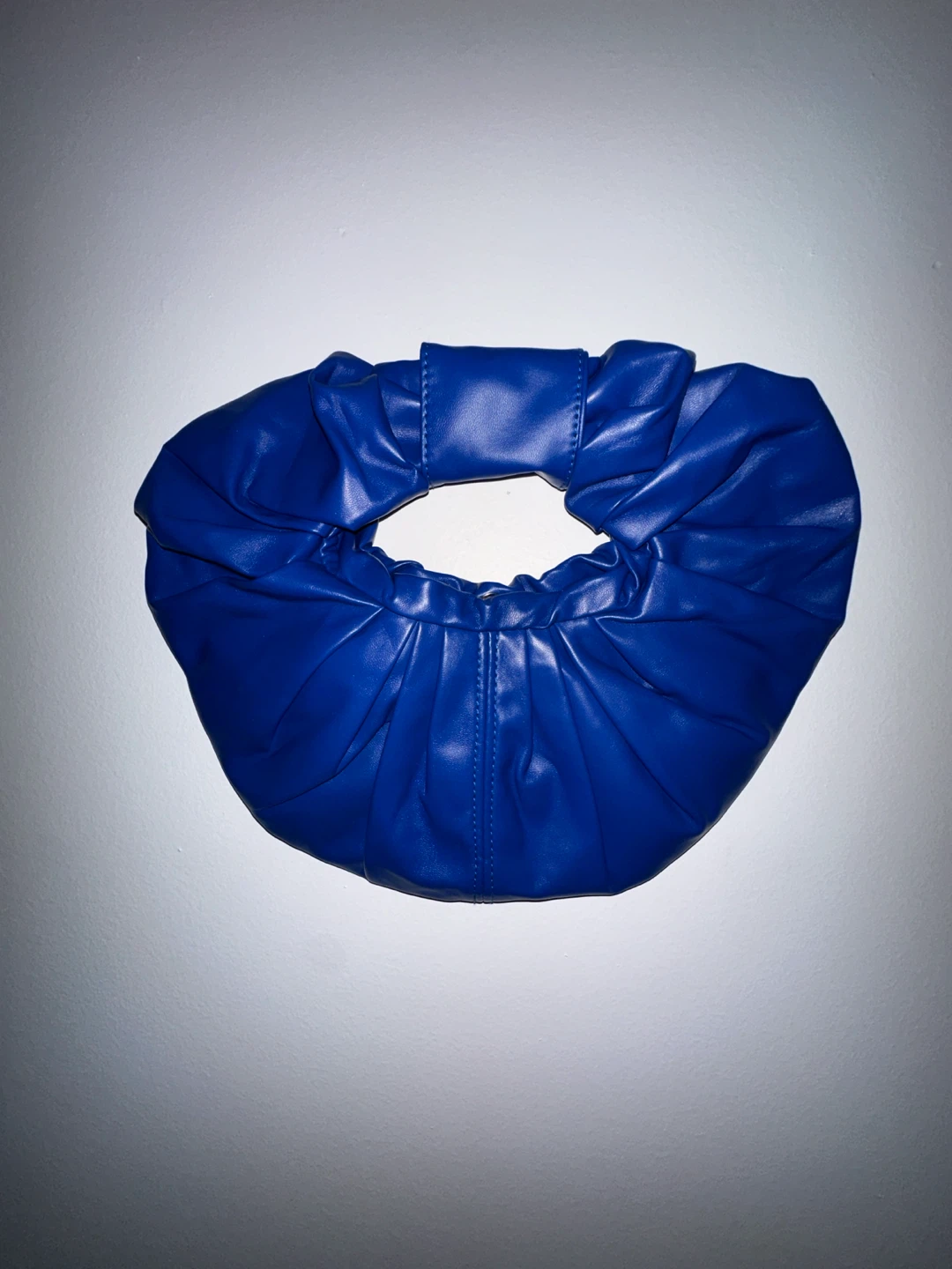Royal Blue Ruched Handbag - photo 2