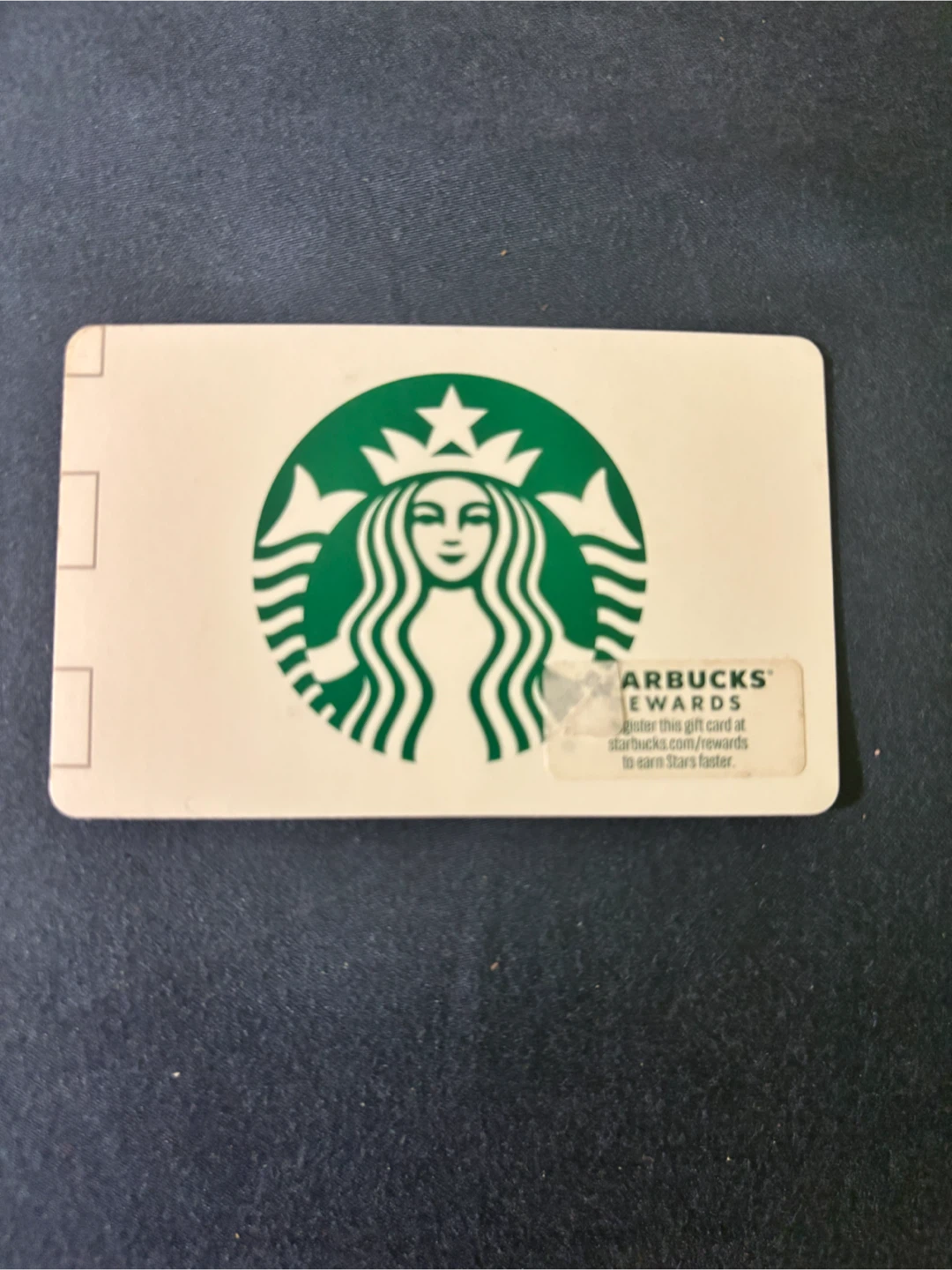 Starbucks Gift Card- Unregistered Reloadsble
