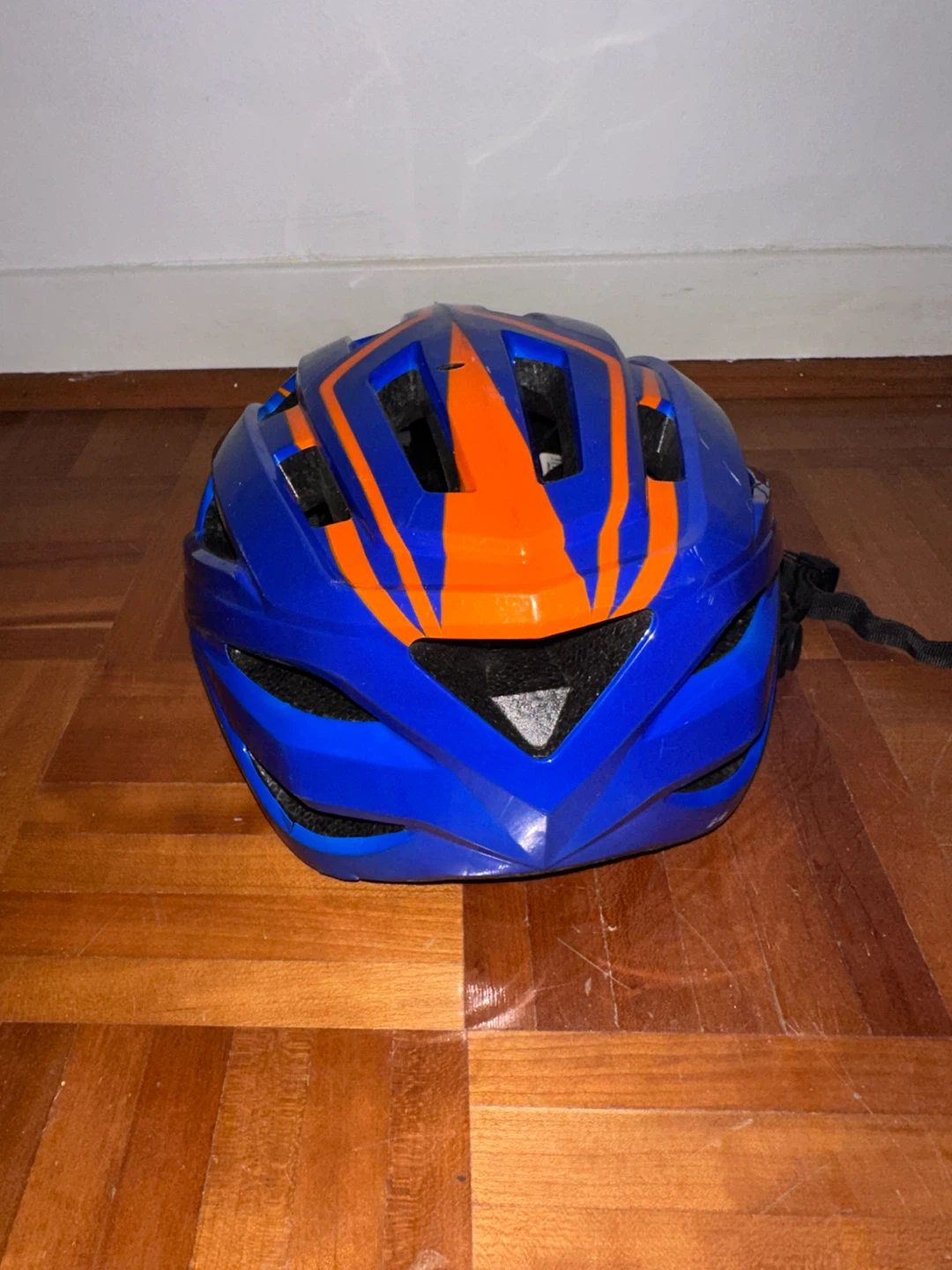 Raleigh Blue and Orange Cycling Helmet