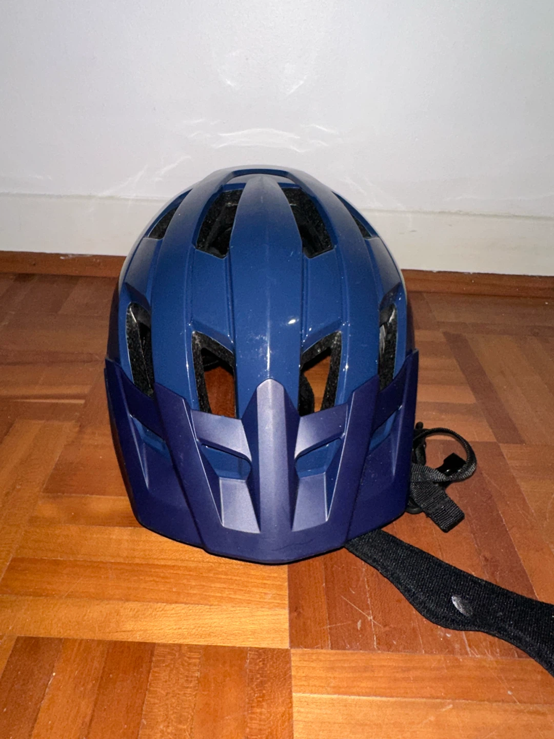 Blue Cycling Helmet