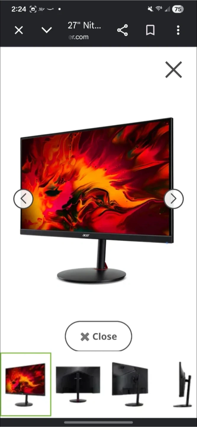 27" Acer Nitro Monitor