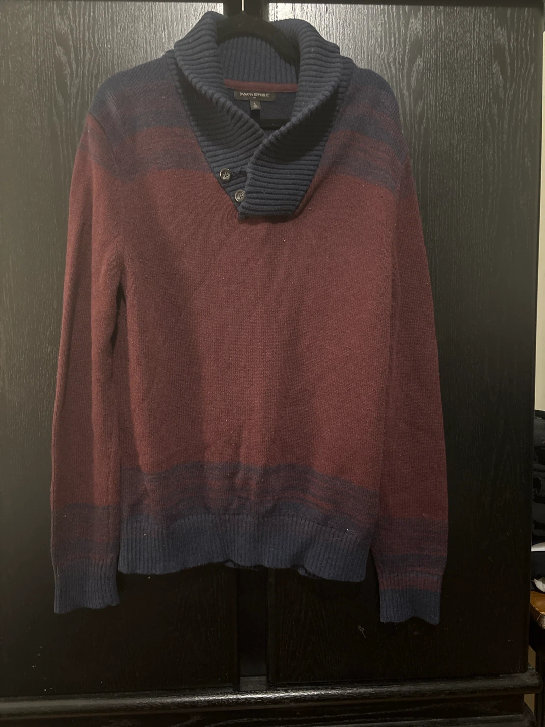 Banana Republic Shawl Collar Sweater Men's Size L