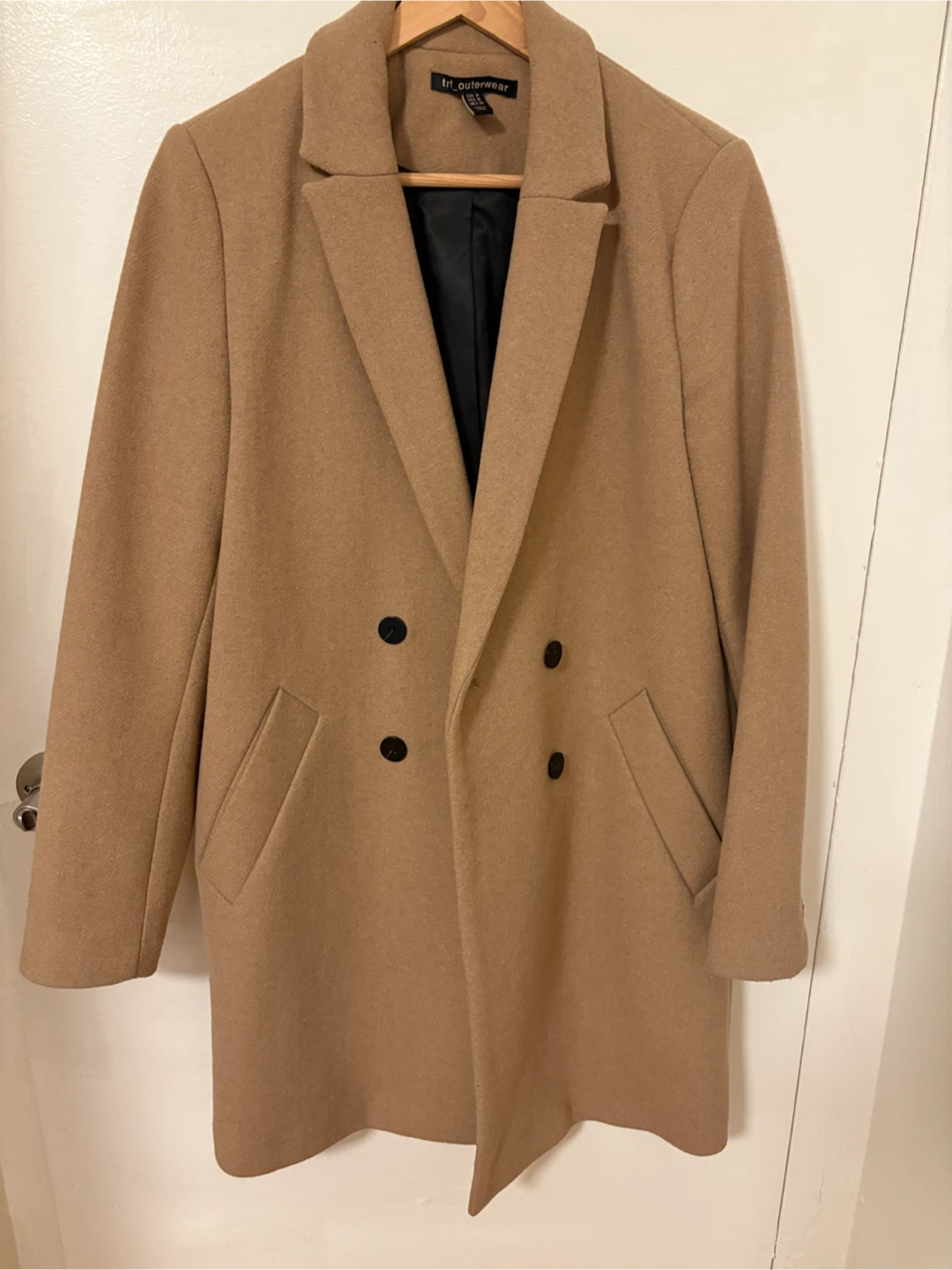TRF Outerwear Camel Coat