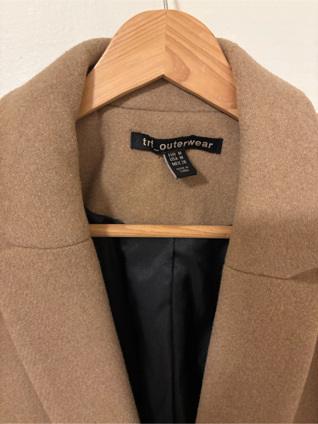 TRF Outerwear Camel Coat - photo 2