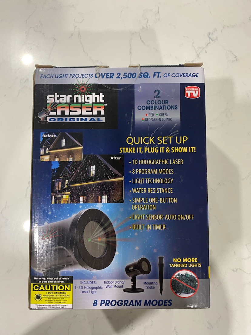 Star Night Laser Original Holographic Laser Light