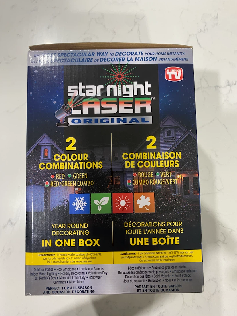 Star Night Laser Original Holographic Laser Light - photo 2