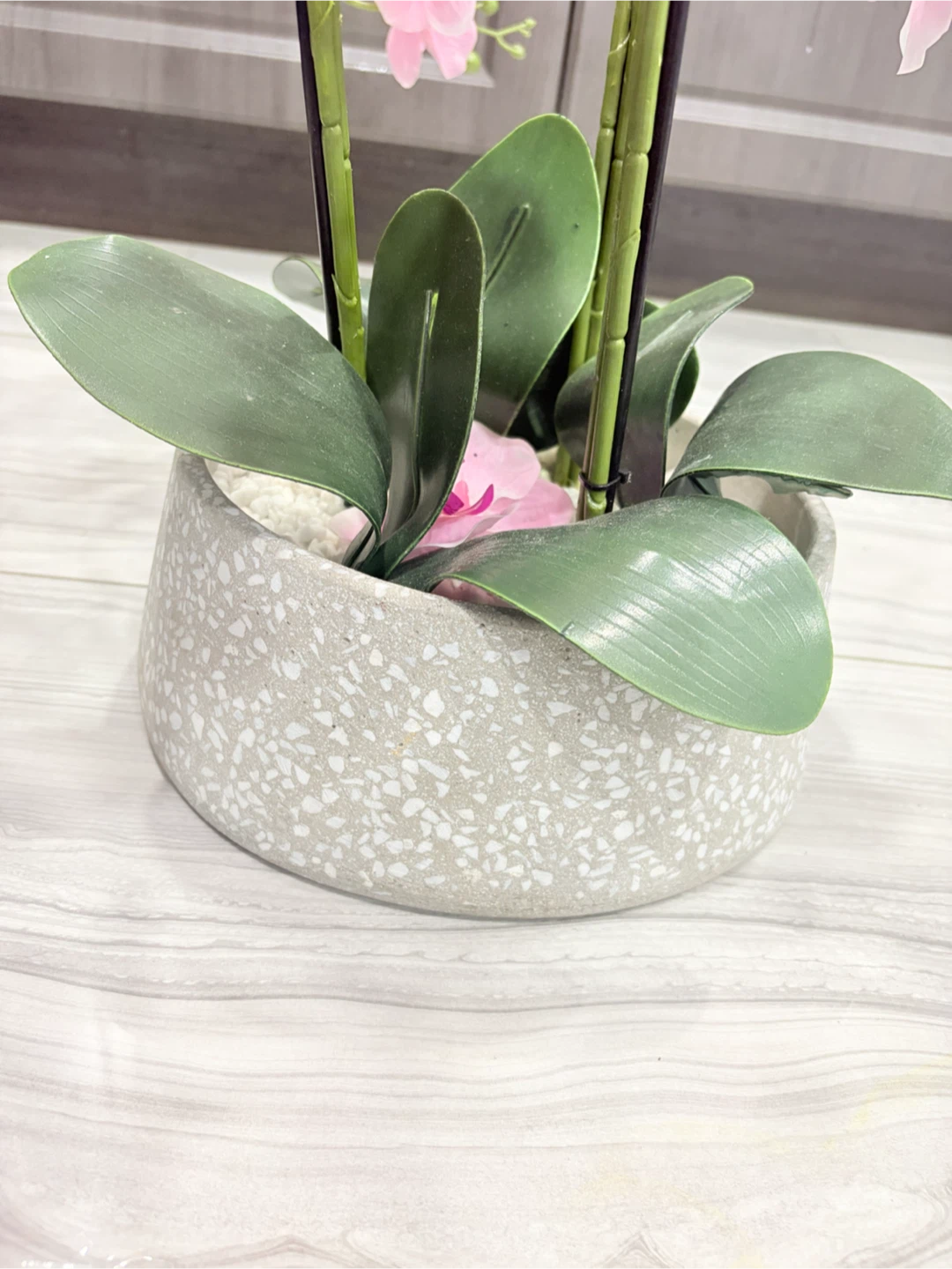 🌸 Beautiful Artificial Pink Orchid Arrangement 🌸 - photo 2