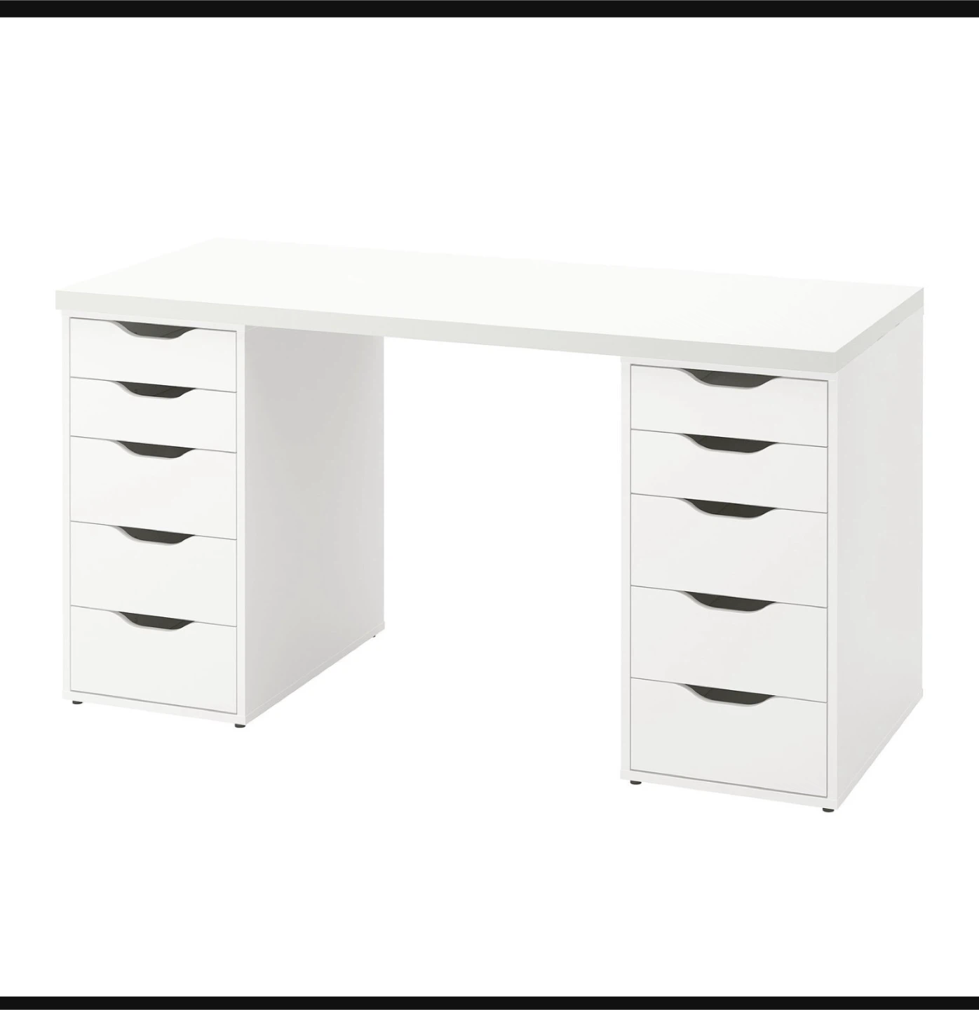 IKEA White Vanity - LAGKAPTEN / ALEX - photo 3