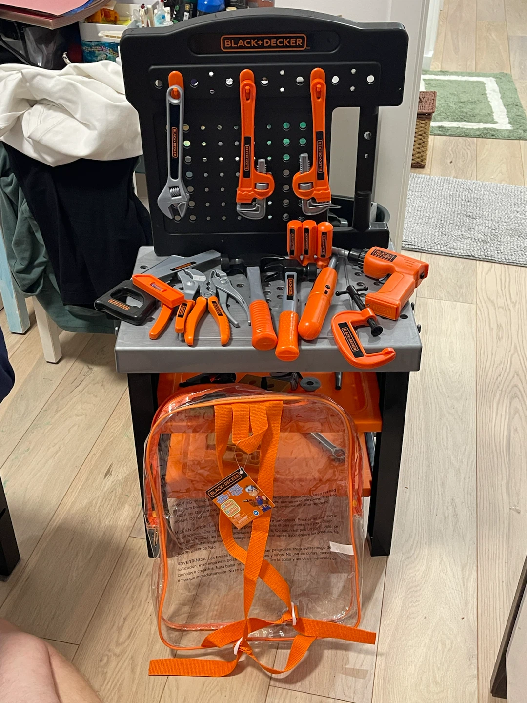 Black + Decker Toy Workbench with Accessories - photo 4