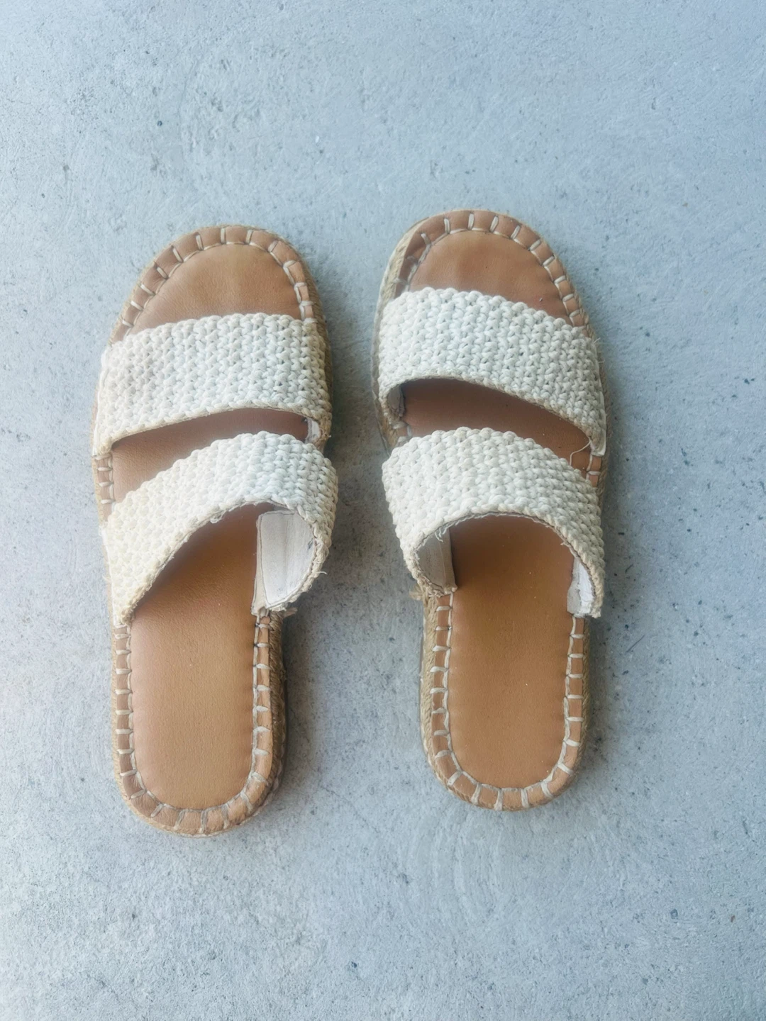 Women's Woven Strap Slides